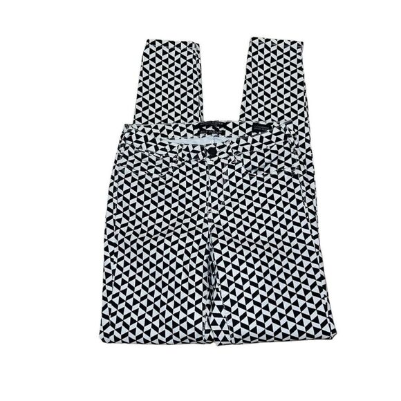 Maison Scotch Denim - Maison Scotch 'La Bohemienne' Geometric Printed Jeans Mid Rise Skinny Size 26/32